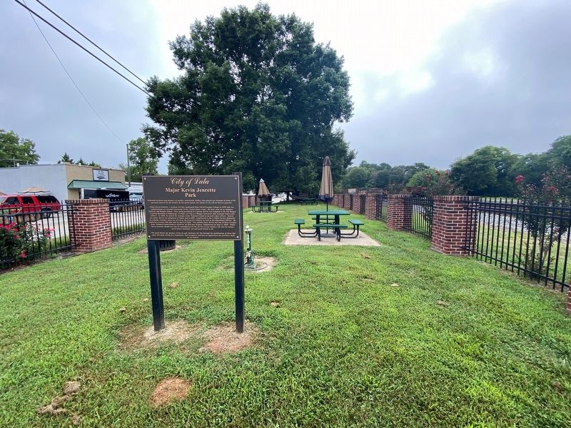 Major Kevin Jenrette Park Marker. Click for full size. Major Kevin Jenrette Park Marker image. Click for full size.