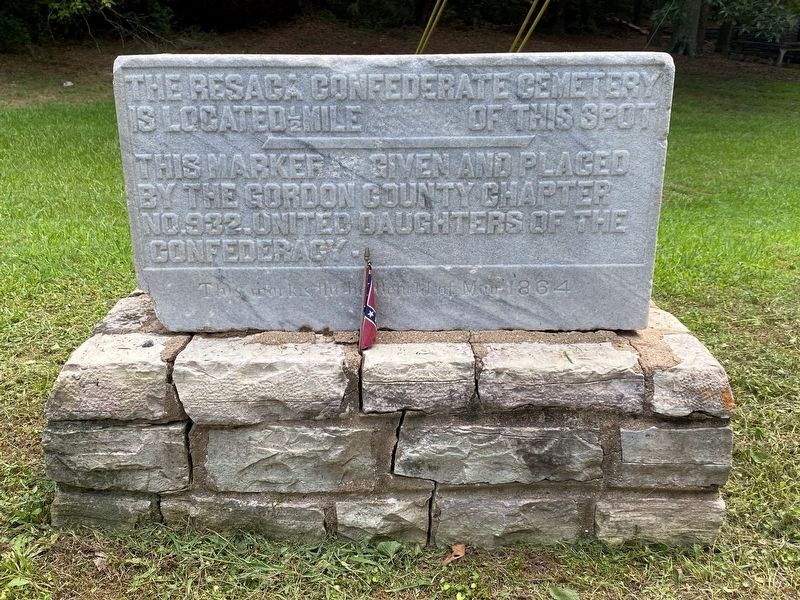 The Resaca Confederate Cemetery Marker image. Click for full size.