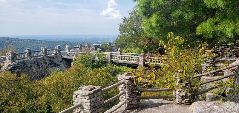 The Bridge to the Coopers Rock Overlook. Click for full size. The Bridge to the Coopers Rock Overlook image. Click for full size.