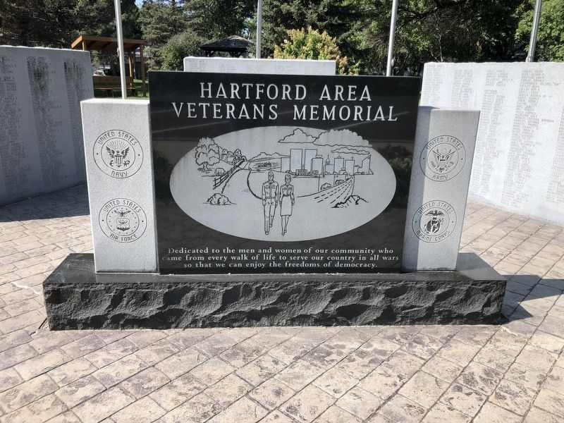 Hartford Area Veterans Memorial image. Click for full size.