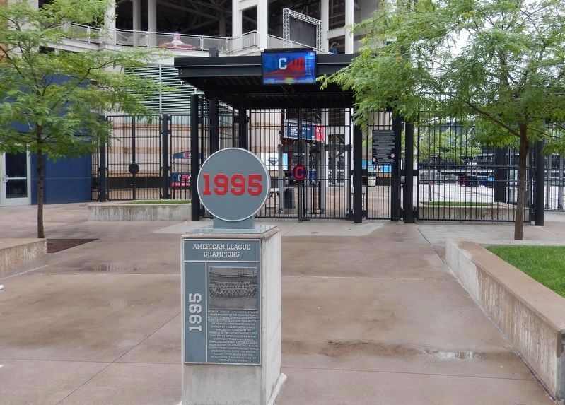 1995 American League Champions Marker. Click for full size. 1995 American League Champions Marker image. Click for full size.