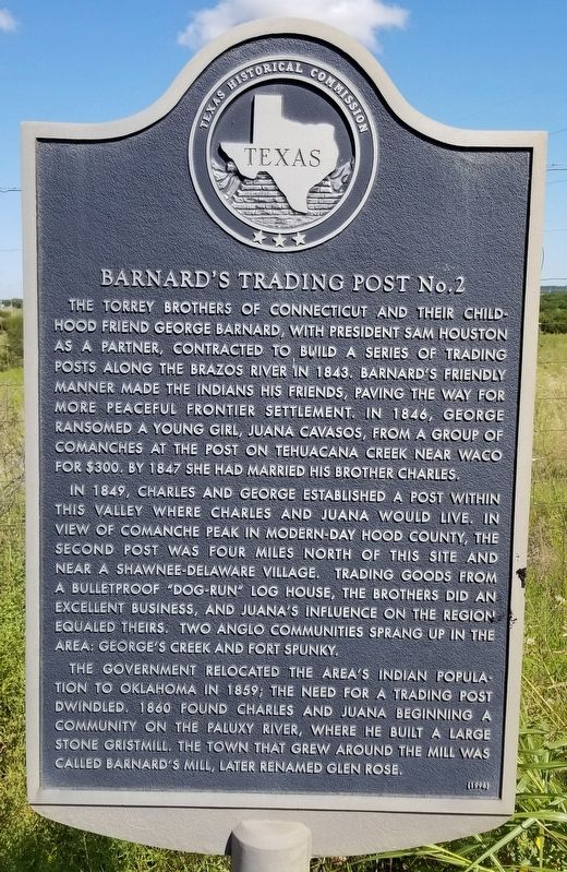 Barnard's Trading Post No. 2 Marker image. Click for full size.