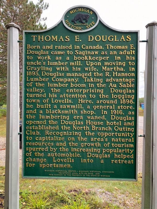 Thomas E. Douglas Marker image. Click for full size.