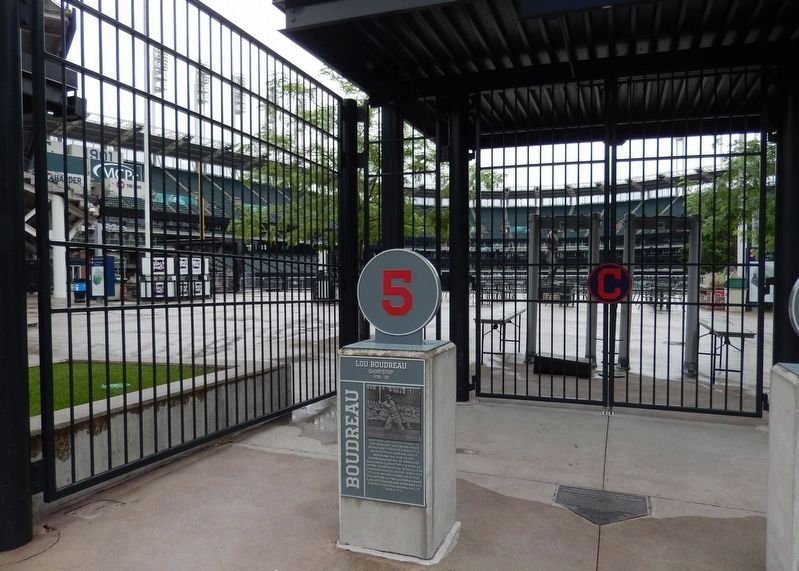Lou Boudreau Marker. Click for full size. Lou Boudreau Marker image. Click for full size.