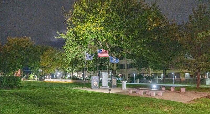 Saginaw County Veterans Memorial image. Click for full size.