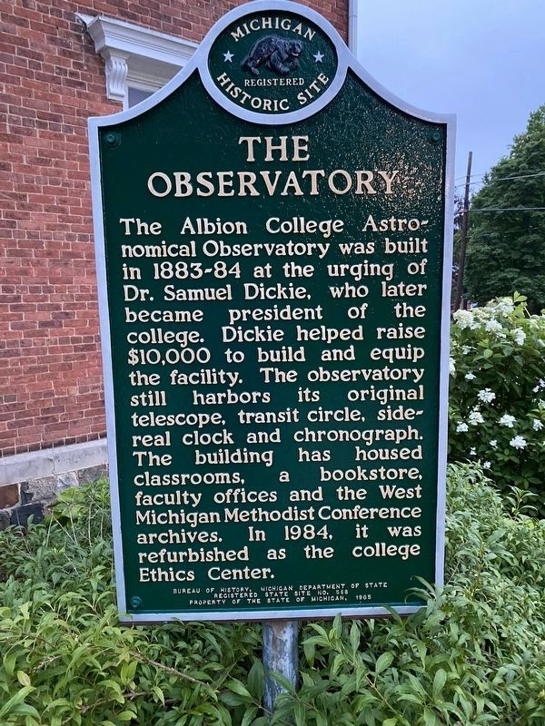 The Observatory Marker image. Click for full size.