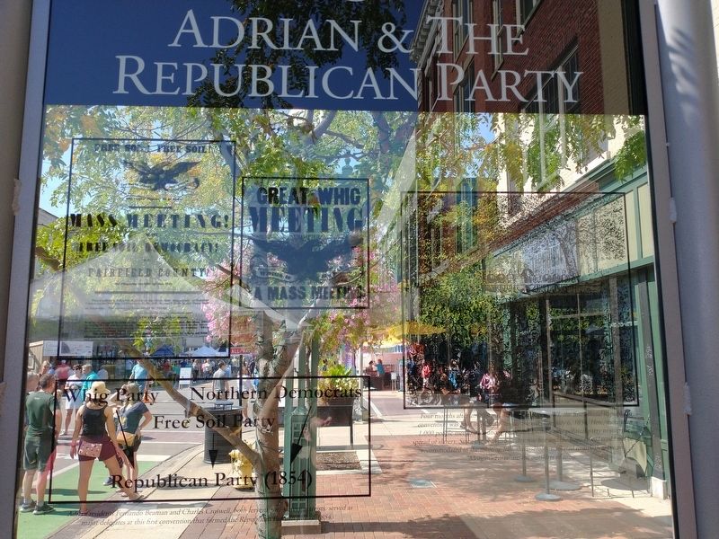 Adrian & The Republican Party Marker image. Click for full size.