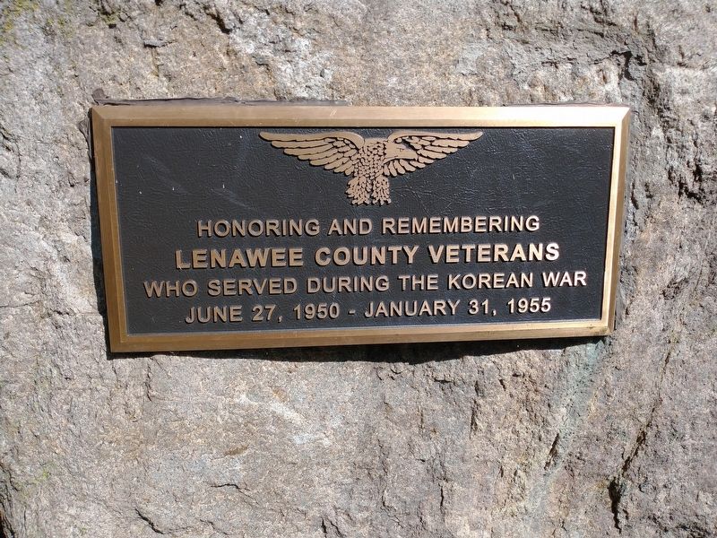 Lenawee County Korean War Memorial image. Click for full size.