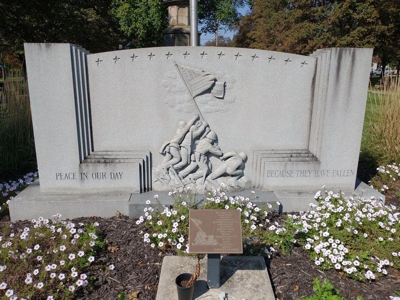 Lenawee County World War II Memorial image. Click for full size.