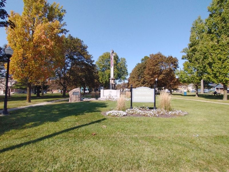 Lenawee County World War II Memorial image. Click for full size.