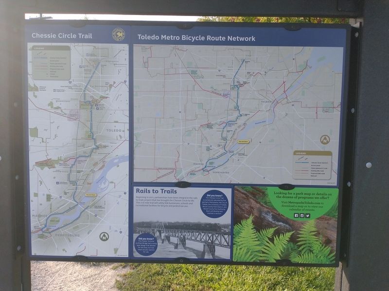 Chessie Circle Trail Marker image. Click for full size.