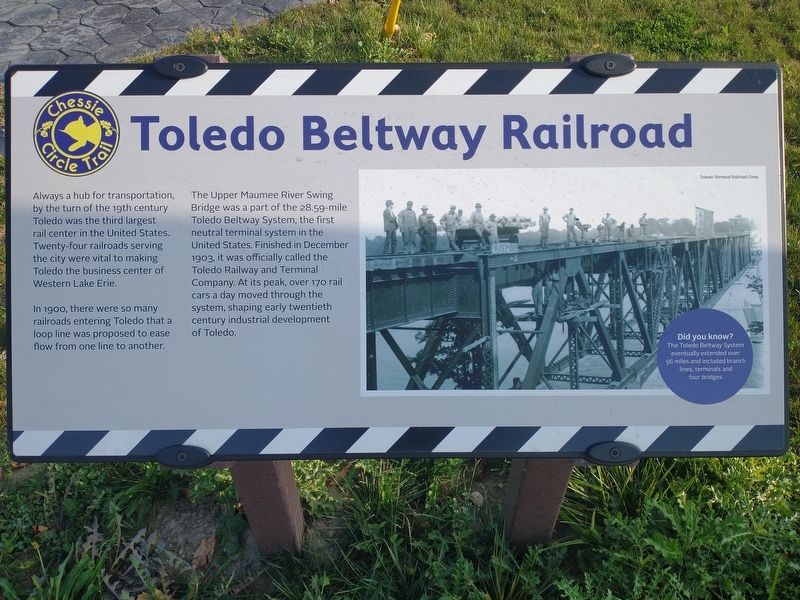 Toledo Beltway Railroad Marker image. Click for full size.