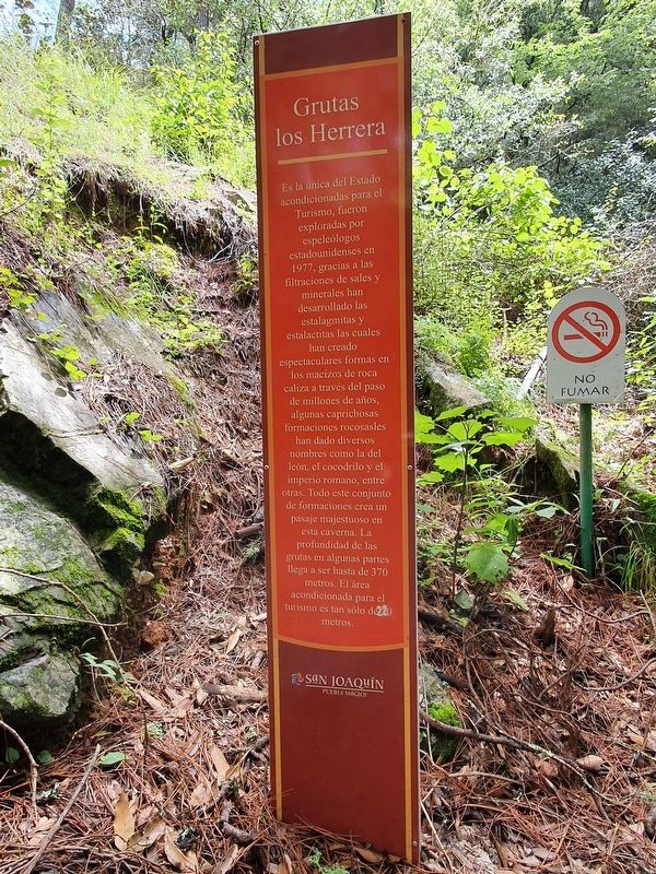 Los Herrera Caves Marker image. Click for full size.