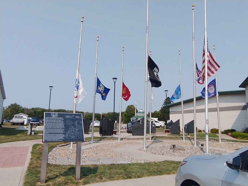 History Of The Williams County Veterans Memorial image. Click for full size.
