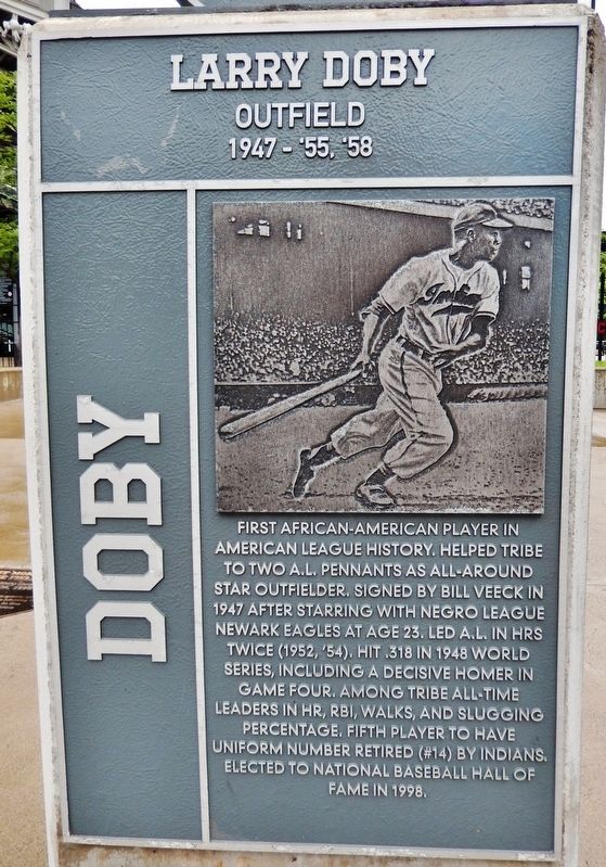 Larry Doby Marker image. Click for full size.