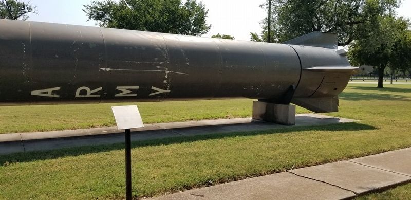 The U.S. PGM-11 Redstone Missile and Marker image. Click for full size.
