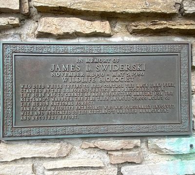 James L. Swiderski Plaque image. Click for full size.
