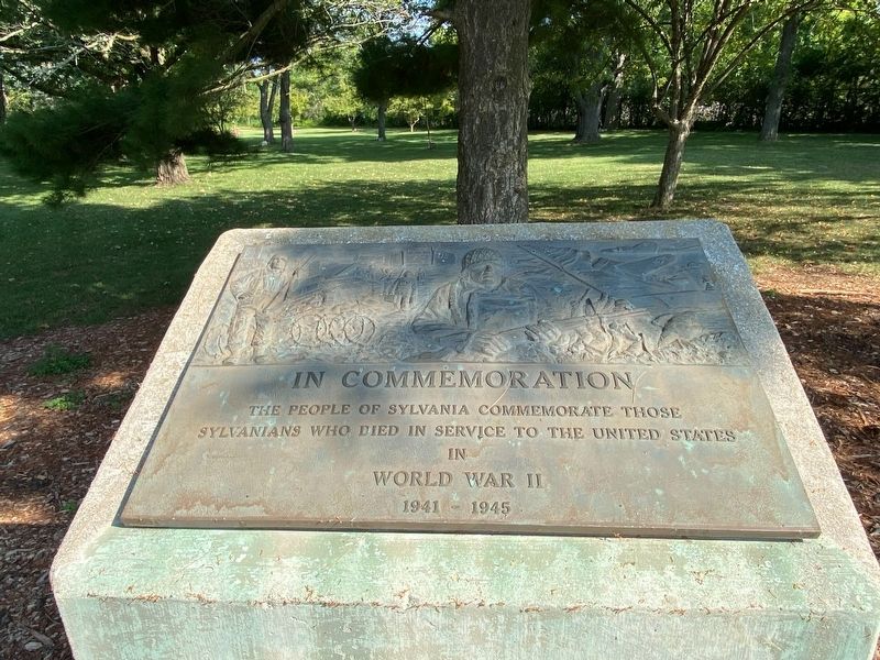 Sylvania World War II Memorial. Click for full size. Sylvania World War II Memorial image. Click for full size.