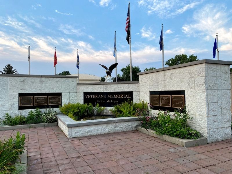 Burton Veterans Memorial image. Click for full size.