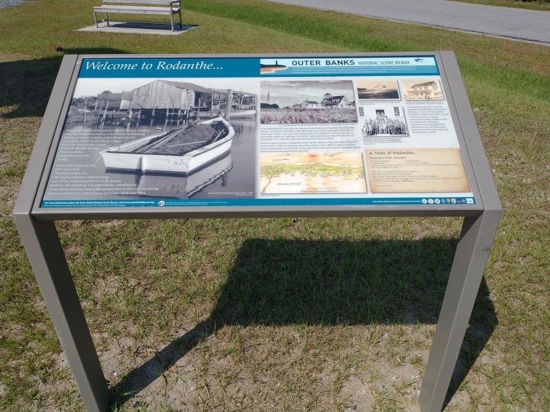 Welcome to Rodanthe Marker. Click for full size. Welcome to Rodanthe Marker image. Click for full size.