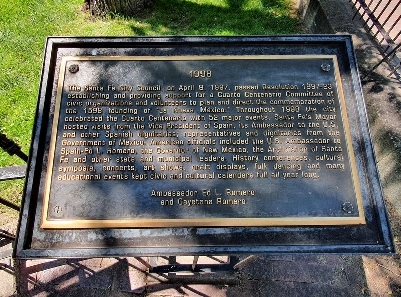 1998 Marker. Click for full size. 1998 Marker image. Click for full size.