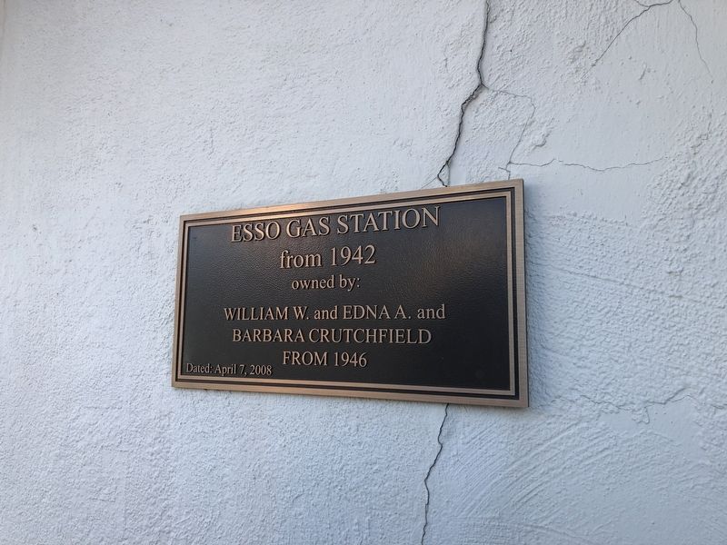 Esso Gas Station Marker image. Click for full size.