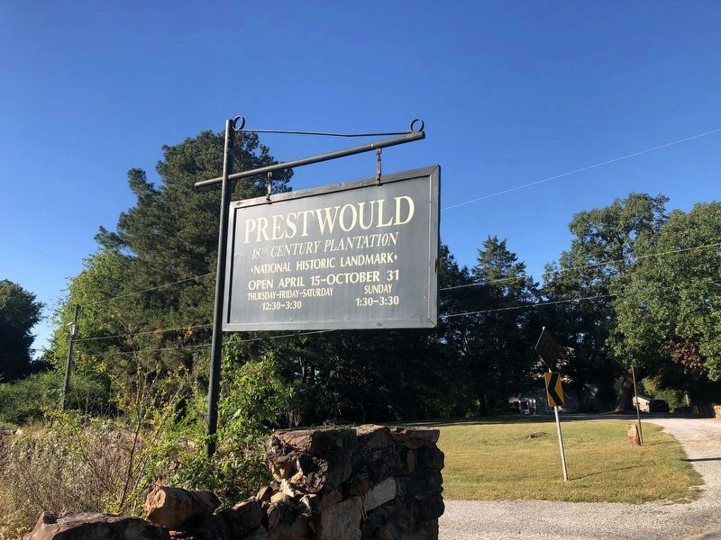 National Historic Landmark signage for the estate image. Click for full size.