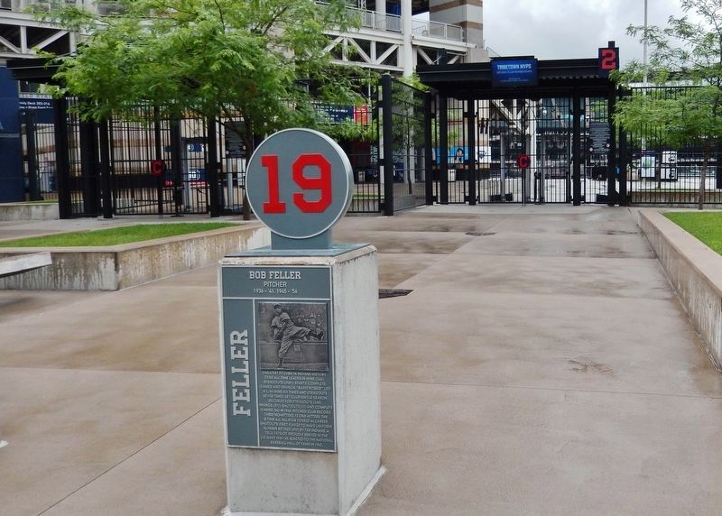 Bob Feller Marker image. Click for full size.