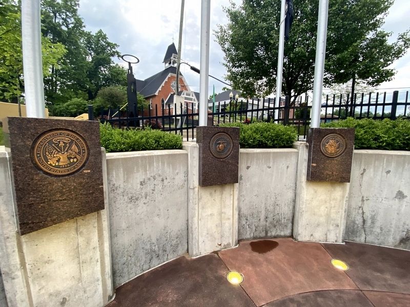 Brighton Area Veterans memorial Marker. Click for full size. Brighton Area Veterans memorial Marker image. Click for full size.