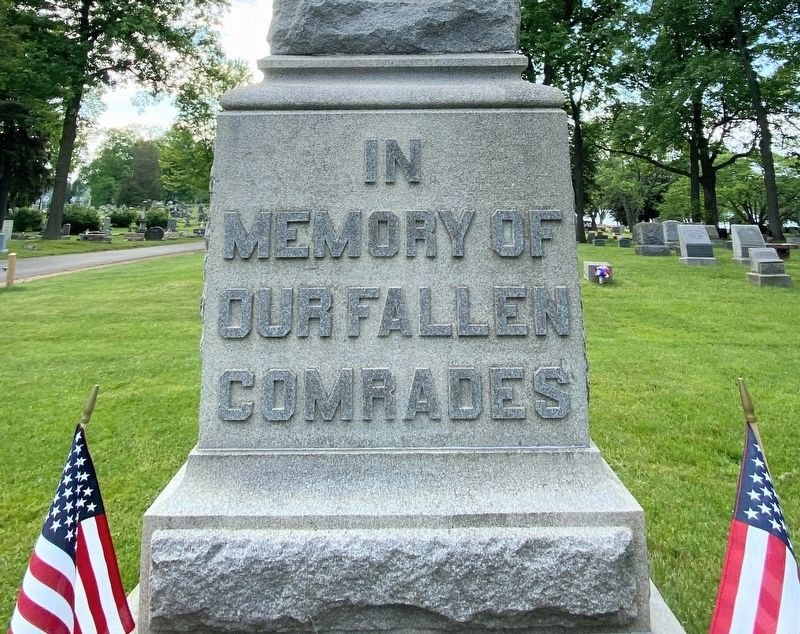 Lakeview Cemetery Civil War Memorial image. Click for full size.