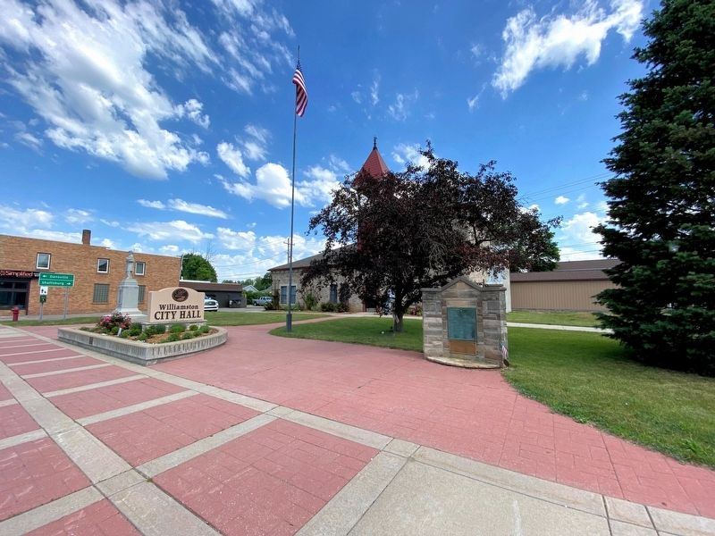 Williamston Area World War II Memorial image. Click for full size.