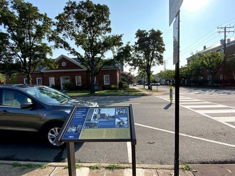 Freedom Riders Challenge a Nation Marker. Click for full size. Freedom Riders Challenge a Nation Marker image. Click for full size.