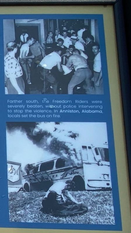 Freedom Riders Challenge a Nation Marker image. Click for full size.