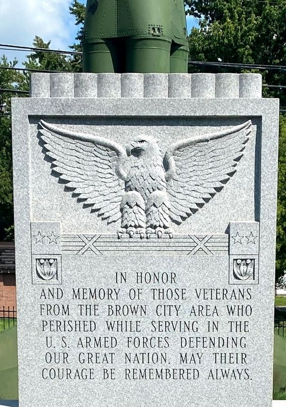Brown Veterans Memorial image. Click for full size.