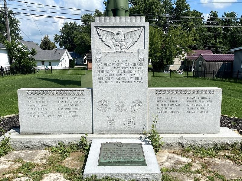 Brown Veterans Memorial image. Click for full size.