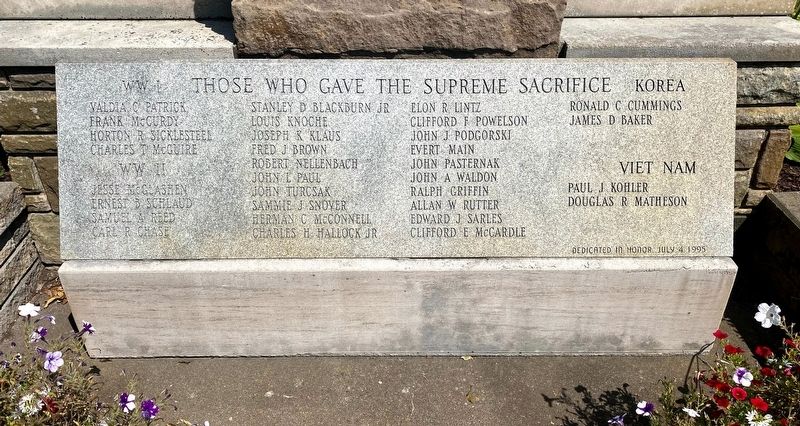 North Branch Veterans Memorial. Click for full size. North Branch Veterans Memorial image. Click for full size.