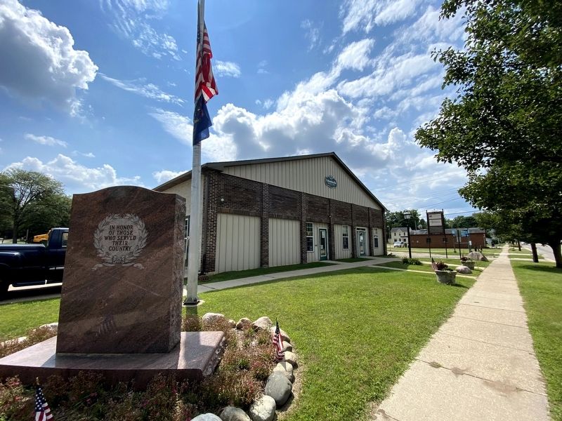 Columbiaville Veterans Memorial image. Click for full size.