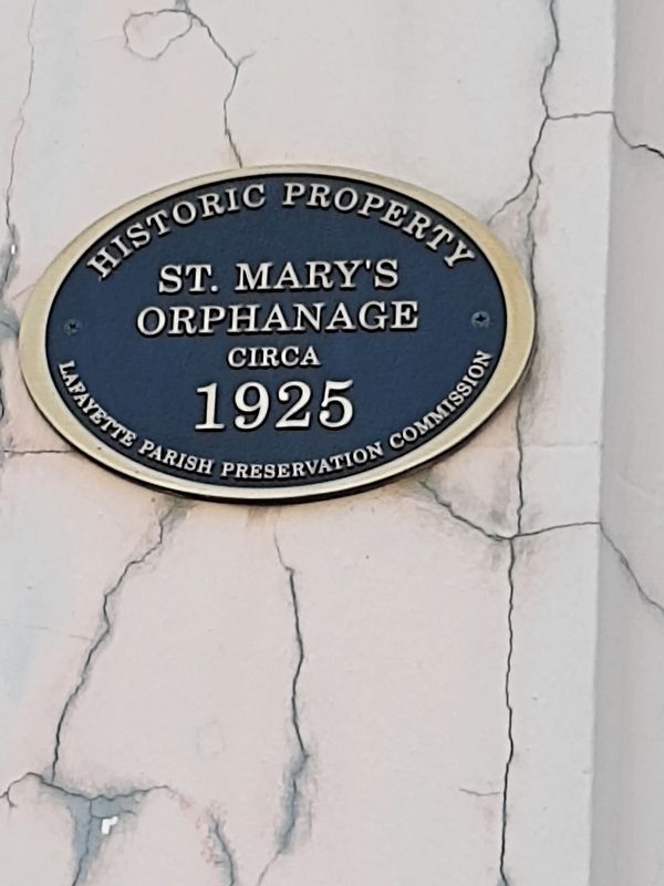 St. Mary's Orphanage Marker image. Click for full size.
