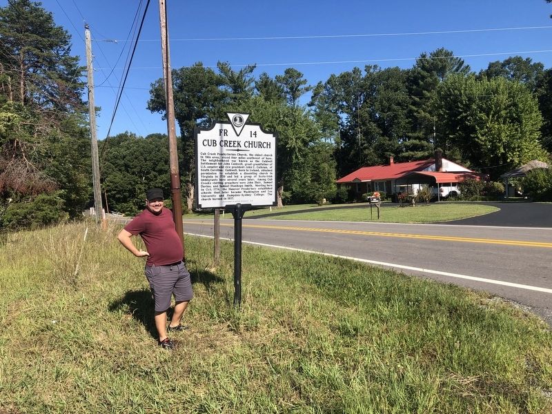 Cub Creek Church Marker image. Click for full size.