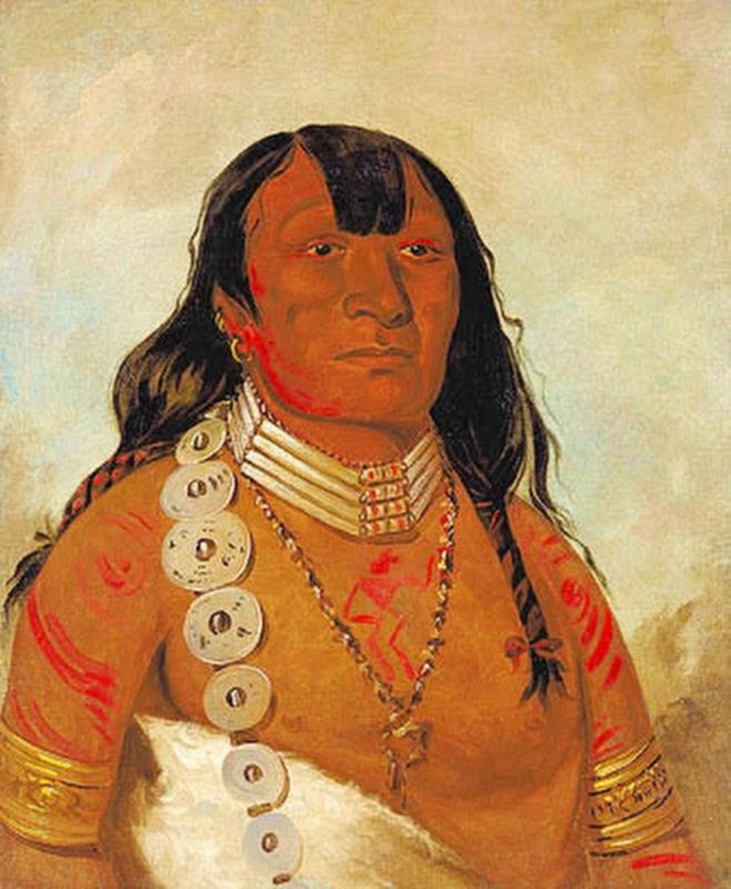 Dohason - head chief of the Kiowa image. Click for full size.
