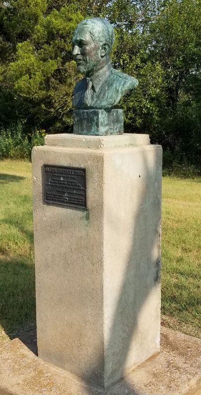 The Maj. Gen. Clarence L. Tinker Statue and Marker image. Click for full size.
