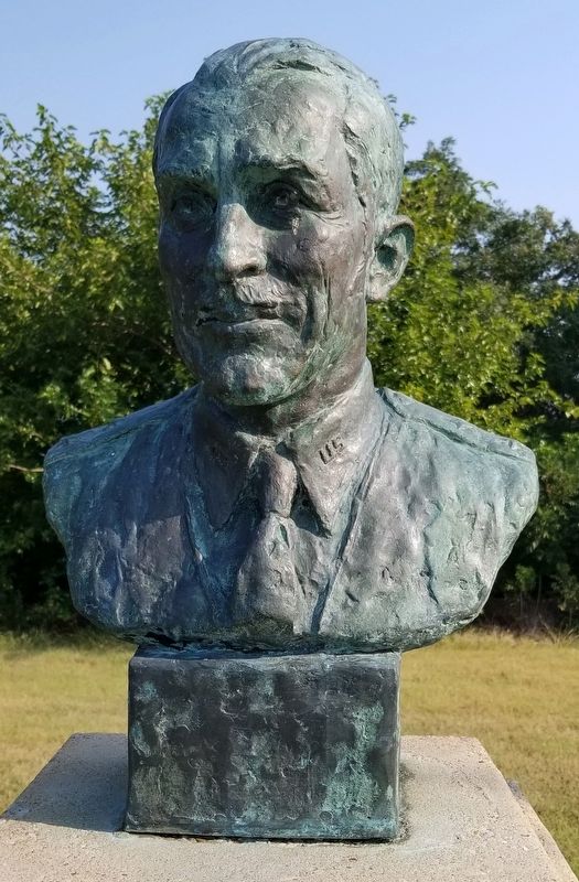 Bust of Maj. Gen. Clarence L. Tinker image. Click for full size.