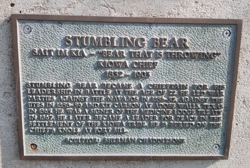 Stumbling Bear Marker image. Click for full size.
