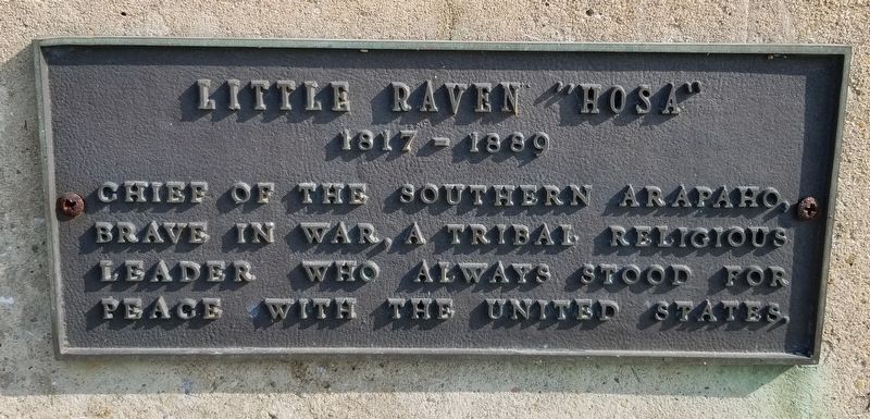 Little Raven "Hosa" Marker. Click for full size. Little Raven "Hosa" Marker image. Click for full size.