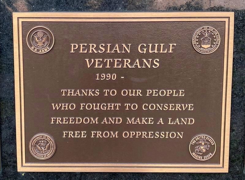 Burton Veterans Memorial image. Click for full size.