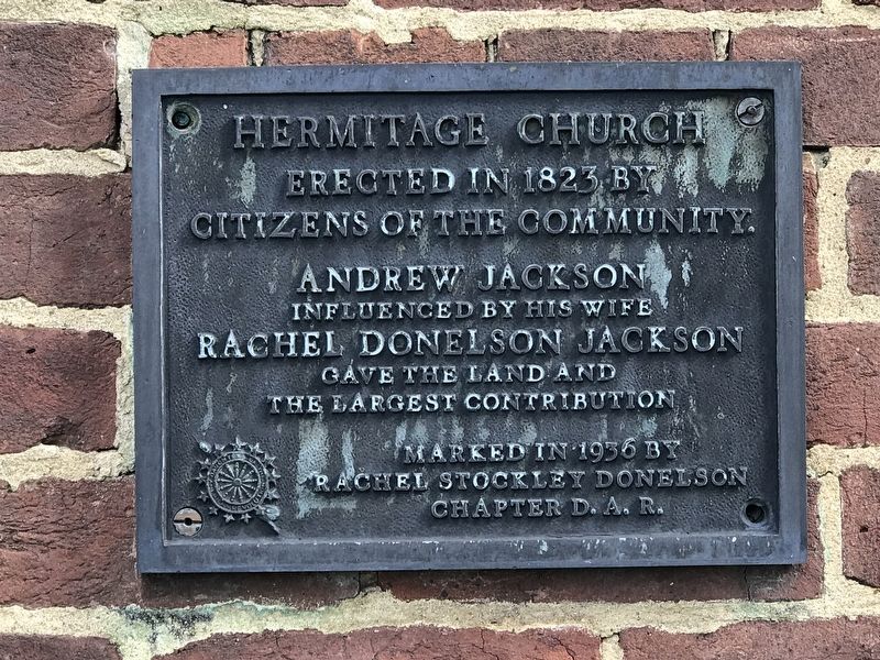 Secondary Hermitage Church Marker image. Click for full size.