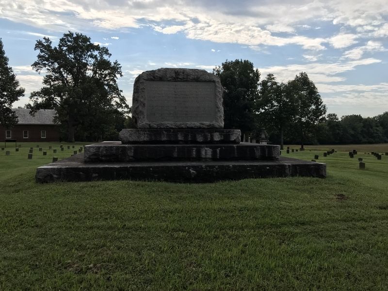 Tennessee Confederate Soldiers' Home Cemetery Monument image. Click for full size.