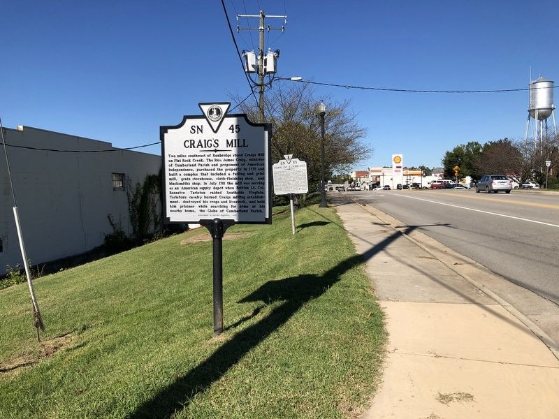 Craig's Mill Marker image. Click for full size.