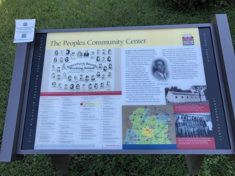 The Peoples Community Center Marker image. Click for full size.