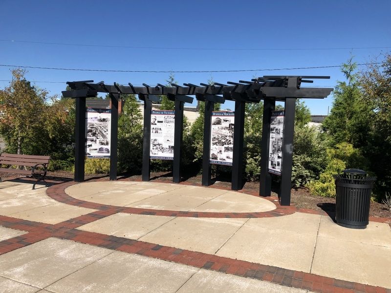 Display showing Victoria's history. Click for full size. Display showing Victoria's history image. Click for full size.